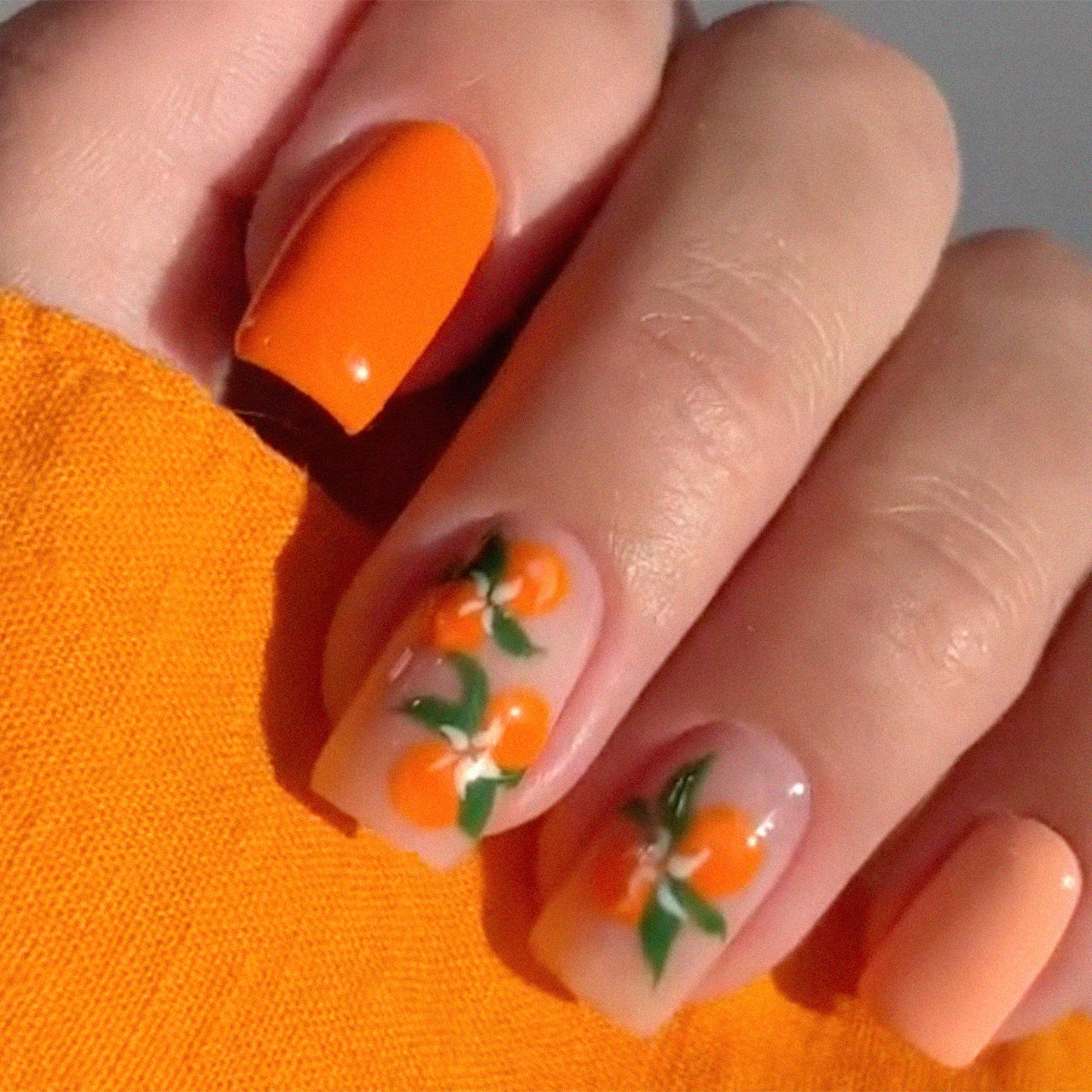 Citrus nails is the fresh manicure trending in the heatwave