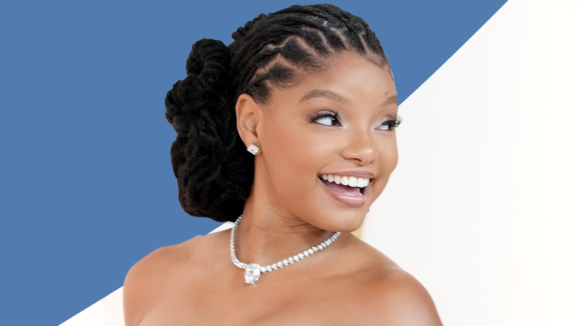 Halle Bailey's XXL Ponytail Makes Her Look Five Inches Taller Than She Actually Is