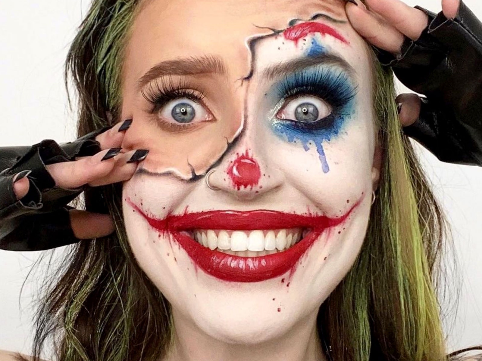 This makeup artist created the ultimate Joker Halloween look using four famous versions of the character
