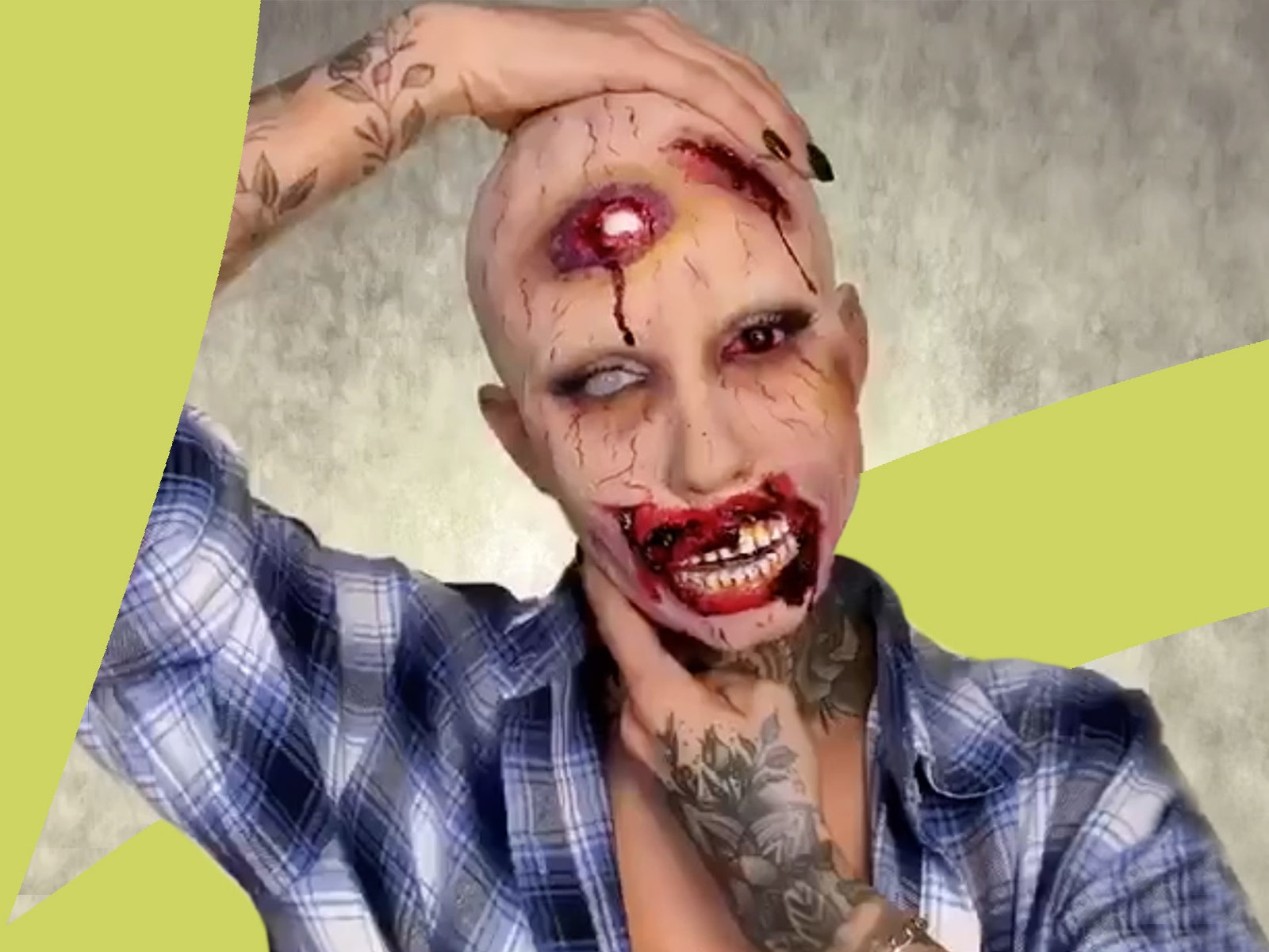 These zombie makeup looks on TikTok just made us extra excited for Halloween